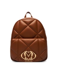 LOVE MOSCHINO EMBOSSED Sac &agrave; dos avec poche CUIR - Sacs pour Femme - 1