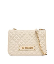 LOVE MOSCHINO QUILTED sac bandouli&egrave;re Ivoire - Sacs pour Femme - 1