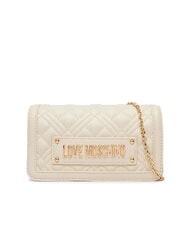 LOVE MOSCHINO QUILTED Pochette/Portefeuille avec bandouli&egrave;re Ivoire - Portefeuilles Femme - 1