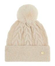 GUESS KNITTED Chapeau &agrave; pompons blanc - Bonnets - 1
