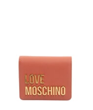 LOVE MOSCHINO BOLD LOVE portefeuille compact &agrave; fermeture &eacute;clair - Portefeuilles Femme