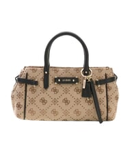 GUESS DOROTHY Sac &agrave; main avec bandouli&egrave;re logo lait/noir - Sacs pour Femme - 1