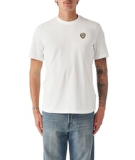 BLAUER IRVING NEW T-shirt en coton Blanc comme neige - T-shirt - 1