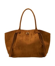 GUESS ALLEGRA sac cabas &agrave; bandouli&egrave;re COGNAC - Sacs pour Femme - 1