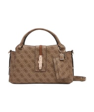 GUESS YVONNE LOGO Sac &agrave; main avec bandouli&egrave;re LOGO DE LAIT - Sacs pour Femme - 1