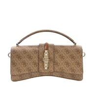 GUESS YVONNE LOGO Sac &agrave; main avec bandouli&egrave;re LOGO DE LAIT - Sacs pour Femme - 1