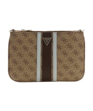 GUESS NOELLE 2 Pochette logo latte / marron - Sacs pour Femme - 1