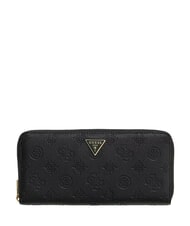 GUESS BLAKE Grand portefeuille zipp&eacute; logo noir - Portefeuilles Femme - 1
