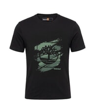 TIMBERLAND RUGGED T-shirt en coton NOIR - T-shirt - 1