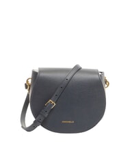 COCCINELLE ALPHA Mini sac bandouli&egrave;re bleu nuit - Sacs pour Femme - 1