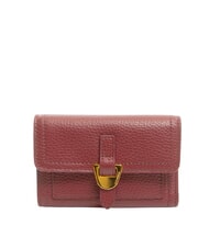COCCINELLE CAMPUS Portefeuille en cuir moyen groseille - Portefeuilles Femme - 1