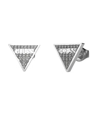 GUESS STUDS PARTY Boucles d'oreilles logo ARGENT - Boucles d'oreilles - 1