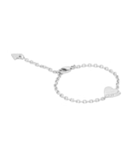 GUESS BY YOUR SIDE Bracelet, breloque en forme de c&oelig;ur ARGENT - Bracelets - 1