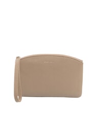 COCCINELLE ROUNDED ENVELOPE pochette en cuir taupe chaud - Sacs pour Femme - 1