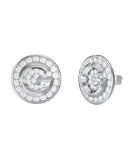 GUESS G CRYSTAL Boucles d'oreilles, forme de logo ARGENT - Boucles d'oreilles - 1