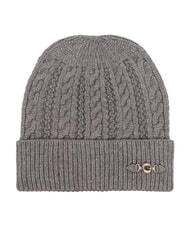 GUESS FRANCES KNITTED Bonnet tricot&eacute; &agrave; revers gris - Bonnets - 1