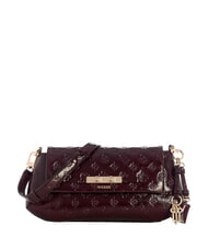 GUESS CARMELLA sac bandouli&egrave;re logo bordeaux - Sacs pour Femme - 1