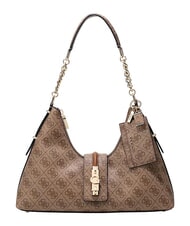 GUESS YVONNE LOGO sac bandouli&egrave;re LOGO DE LAIT - Sacs pour Femme - 1
