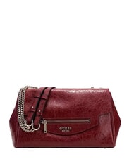 GUESS ANTONIA Sac bandouli&egrave;re &agrave; double poign&eacute;e ROUGE - Sacs pour Femme - 1
