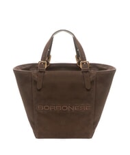 BORBONESE SUEDE LOGO sac &agrave; main - Sacs pour Femme