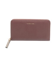 BORBONESE BIRDIE Grand portefeuille en cuir merlot/naturel op - Portefeuilles Femme - 1