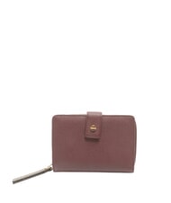 BORBONESE BIRDIE Portefeuille en cuir moyen merlot/naturel op - Portefeuilles Femme - 1