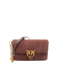 PINKO LOVE ONE SLOUCHY Mini sac bandouli&egrave;re en cuir - Sacs pour Femme