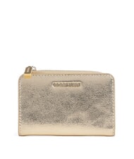 COCCINELLE METALLIC SMOOTH METAL portefeuille en cuir d'or - Portefeuilles Femme - 1