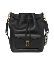 COCCINELLE BEAT GENETRATION RIBBON sac seau en cuir - Sacs pour Femme