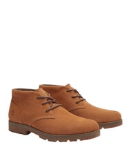 TIMBERLAND BRITTON SQUARE Bottine basse &agrave; lacets en cuir daim rouille - Chaussures Homme - 1