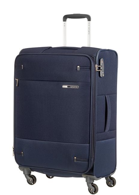 SAMSONITE Valise Ligne BASE BOOST, taille moyenne, extensible blu navy - Valises Semi-rigides
