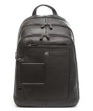 PIQUADRO Sac a dos Ligne VIBE OUT, en cuir, pour ordinateur portable jusqu'&agrave; 13" - Sacs &agrave; dos pour ordinateur portable