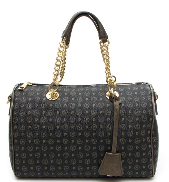 POLLINI Tapiro Sac à main bandoulière bronze noir - Sacs pour Femme
