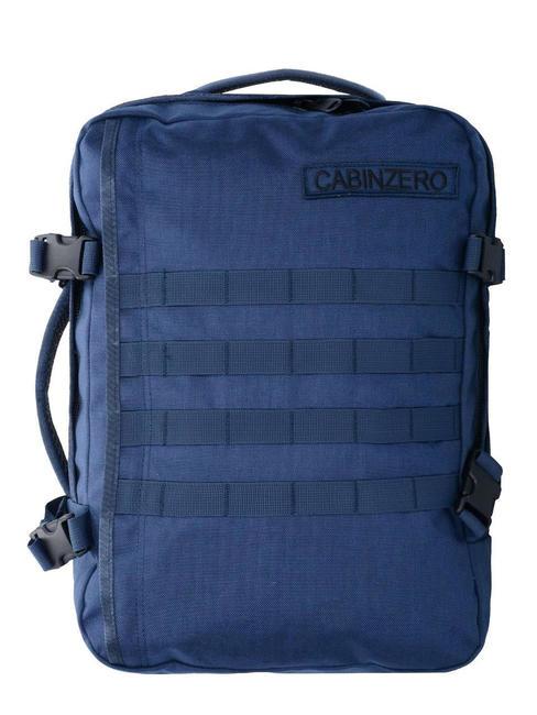 CABINZERO Sac à dos MILITAIRE 28 L BLEU - Sacs à dos pour l'École & les Loisirs