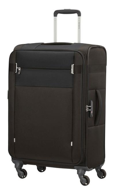 SAMSONITE Chariot CITYBEAT, bagage à main ultraléger, extensible NOIR - Valises Semi-rigides