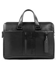 PIQUADRO Dossier URBAN, support PC 15,6 ", en cuir - Porte Documents Travail
