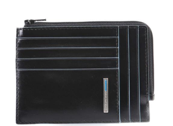 PIQUADRO Portefeuille Ligne BLUE SQUARE Noir - Portefeuilles Homme