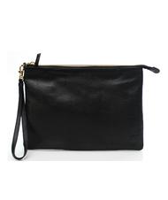 TIMBERLAND  Pochette &agrave; revers, en cuir NOIR - Sacs pour Femme - 1