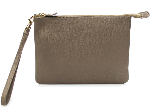 TIMBERLAND Pochette En cuir grainé, small NATUREL - Sacs pour Femme