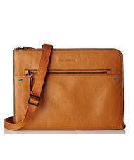 PIQUADRO Coque iPad PIKE, en cuir, avec bandouli&egrave;re - &Eacute;tui pour tablette & Organiseur