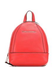 PIQUADRO Muse Mini Mini sac &agrave; dos en cuir ROUGE - Sacs pour Femme - 1