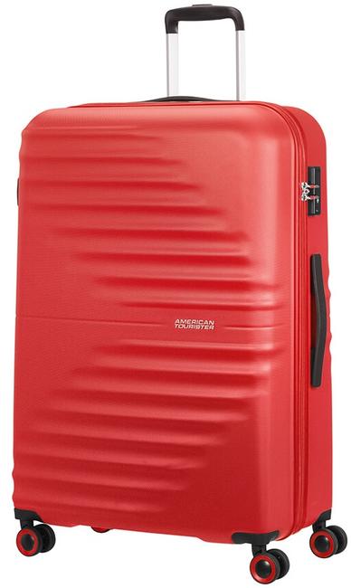 AMERICAN TOURISTER Chariot WAVETWISTER, grande taille VIVID RED - Valises Rigides