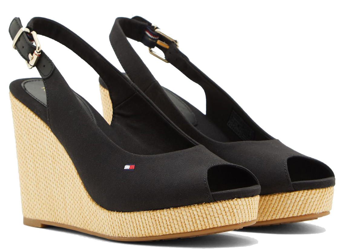 Compensé tommy hilfiger noir sale
