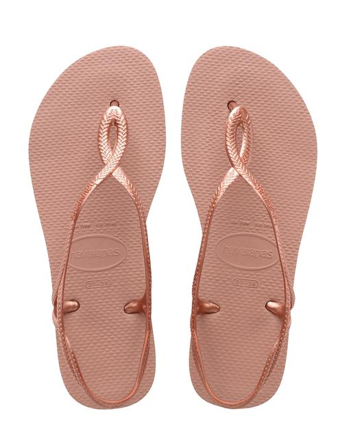 HAVAIANAS Tongs LUNA CROCUS / ROSE - Chaussures Femme