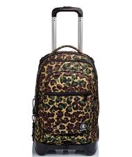 INVICTA  NEW PLUG ANIMALIER Sac &agrave; dos &agrave; roulettes 3 en 1 LEO GREEN - Sacs &agrave; dos &agrave; roulettes - 1