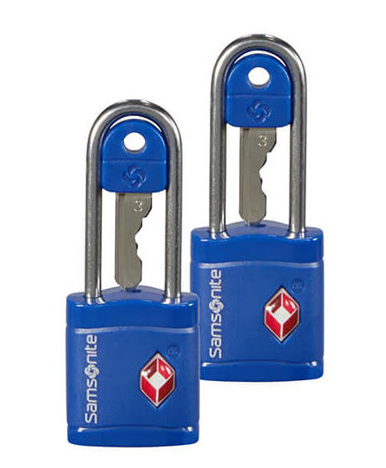SAMSONITE  GLOBAL TRAVEL Lot de 2 cadenas TSA midnightblue - Accessoires Voyage