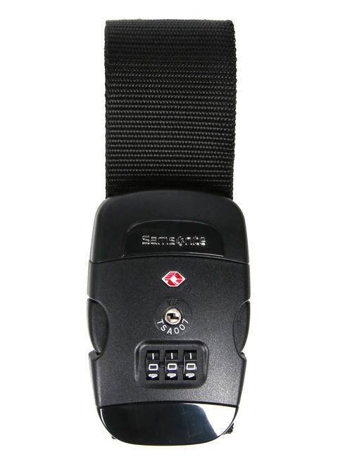 SAMSONITE  Sangle de bagage GLOBAL TRAVEL TSA, avec combinaison NOIR - Accessoires Voyage