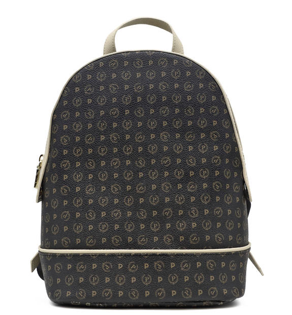 POLLINI HERITAGE CLASSIC HERITAGE CLASSIS Sac à dos Noir / Ivoire - Sacs pour Femme