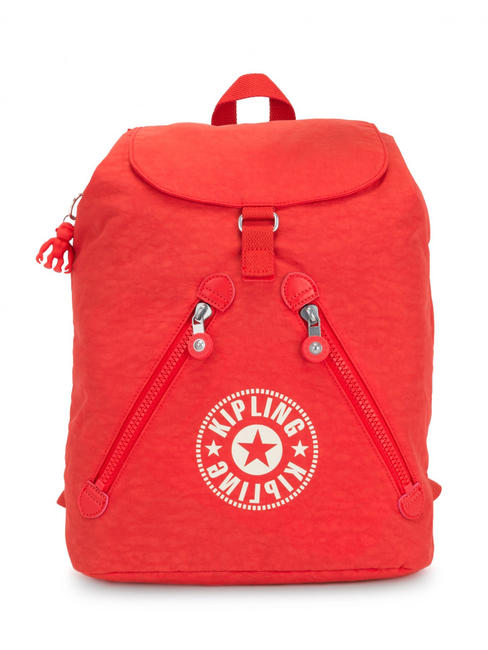 KIPLING Fundamental Petit sac a dos porté épaule Rouge actif - Sacs pour Femme