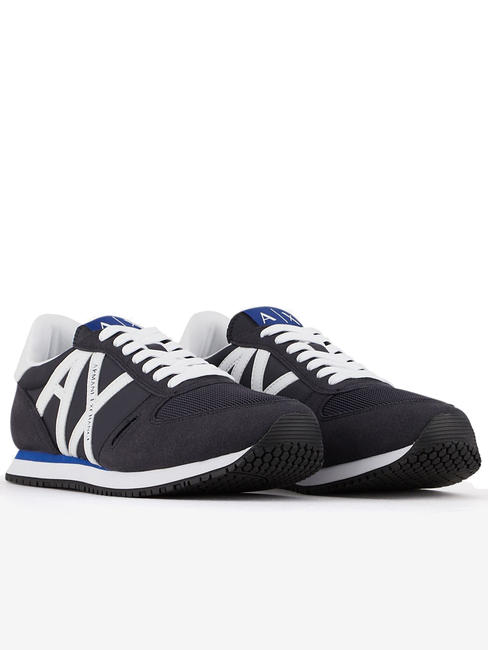 ARMANI EXCHANGE RIO Baskets basses MARINE / OPWHITE - Chaussures Homme